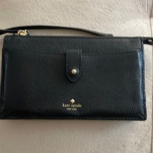 Kate Spade Jackson Small Tab Crossbody Wallet black